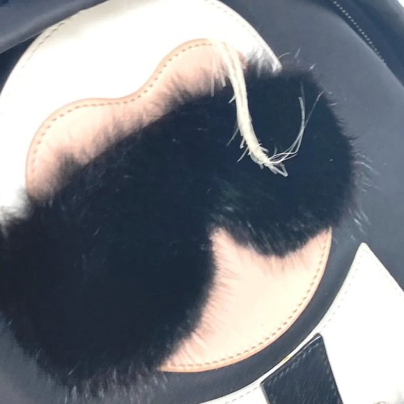 AUTHENTICITY GUARANTEED FENDI backpack bag Karl Lagerfeld fur studs main image 9